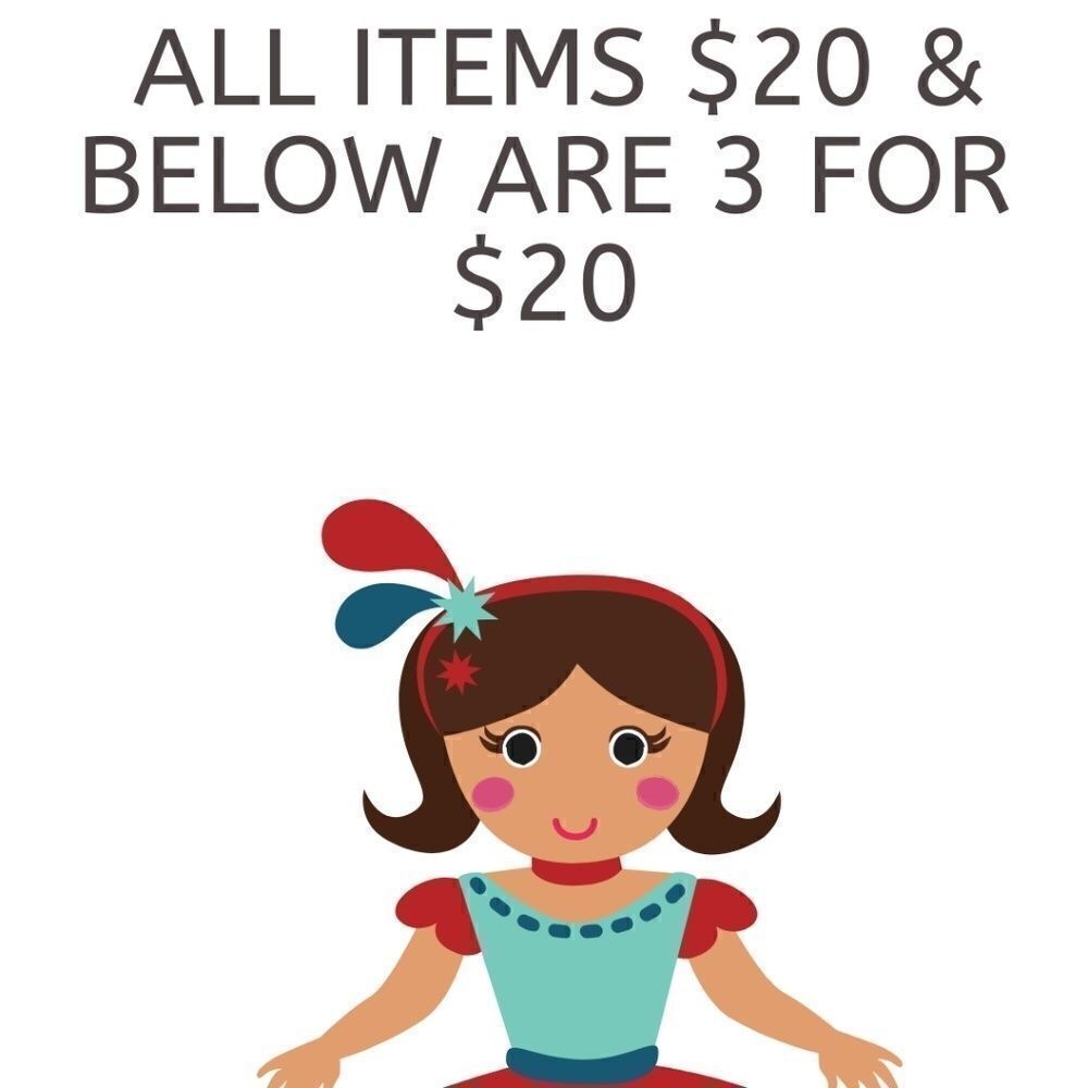 Bundle 3 items that are priced $20 not over 5 pounds